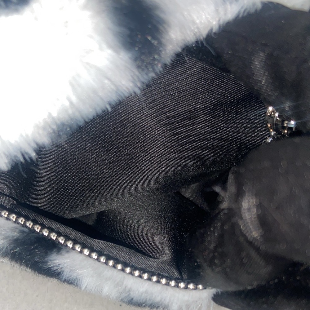 Gilda Paris Faux Fur mini backpack NWT - Picture 4 of 11